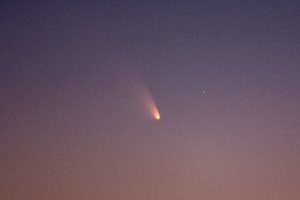 Komet PanStarrs, großes Foto